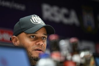 Anderlecht coach Vincent Kompany was racially abused during Sundays match against Club Brugge. AFP
