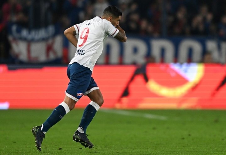 Suarez makes 2nd Nacional debut as late substitute in loss. AFP