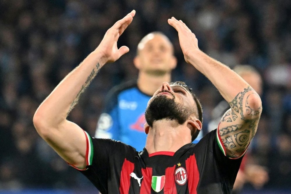 Milan beat Napoli for the third time this month. AFP