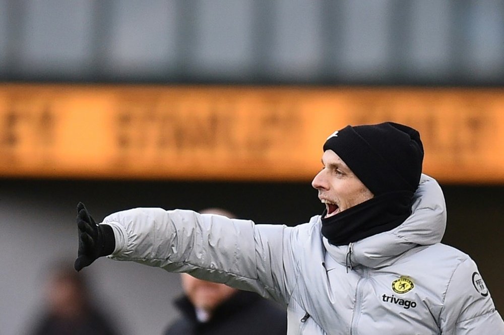Tuchel slams Chelsea fans for singing Abramovich's name during Ukraine applause. AFP