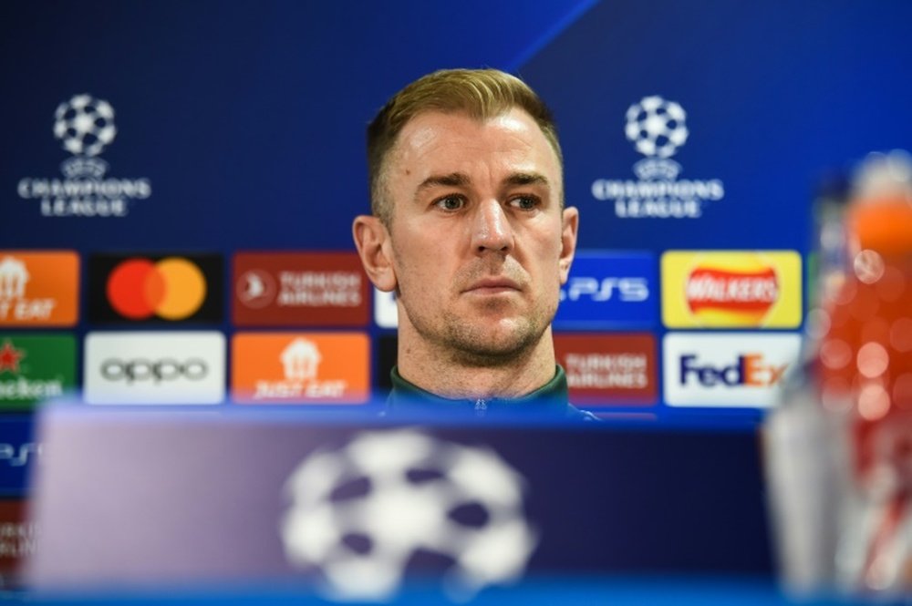 Hart before Shakhtar game. AFP