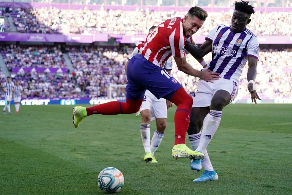 Mohammed Salisu (R) has moved to Southampton from La Liga. AFP