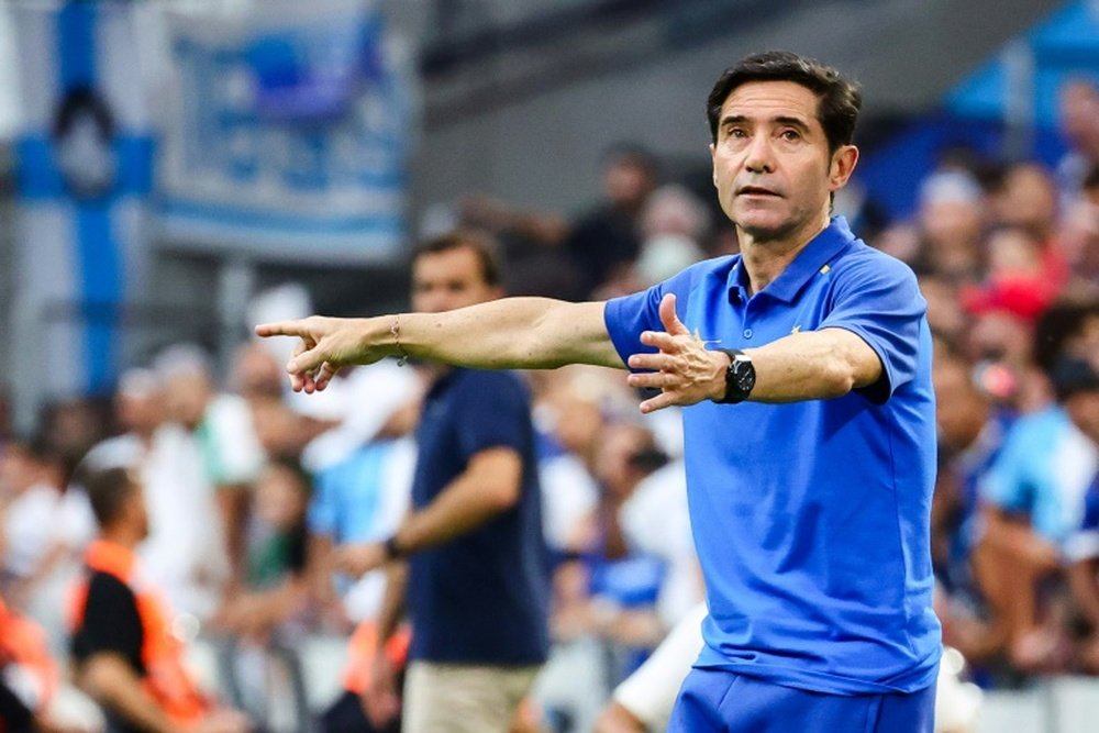 Olympique Marseille coach Marcelino misses European tie with club in crisis. AFP