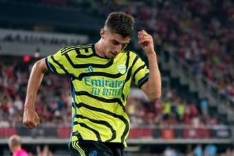 Declan Rice made his Arsenal debut and Kai Havertz scored his first goal for the Gunners as Mikel Arteta's side hammered the Major League Soccer All Star team 5-0 in a friendly at Audi Field on Wednesday.