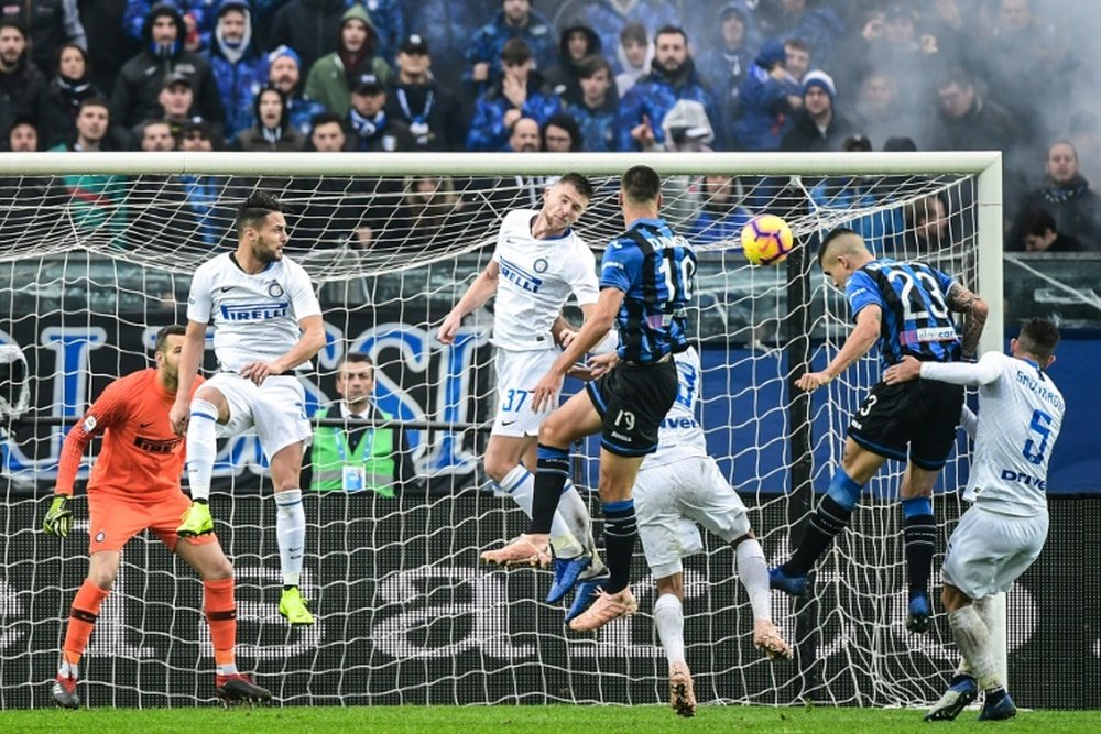 Inter were battered. AFP