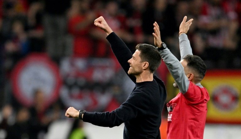 Leverkusen can become the first team in Bundesliga history to go through a campaign unbeaten. AFP
