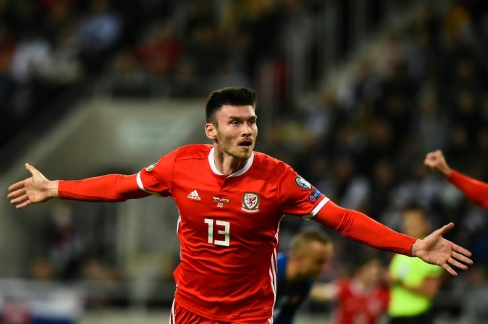 Kiefer Moore kept Wales' Euro 2020 hopes alive with goal in draw in Slovakia. AFP