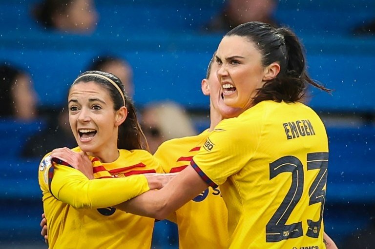 Barcelona look to lift the Women's Champions League for the third time. AFP