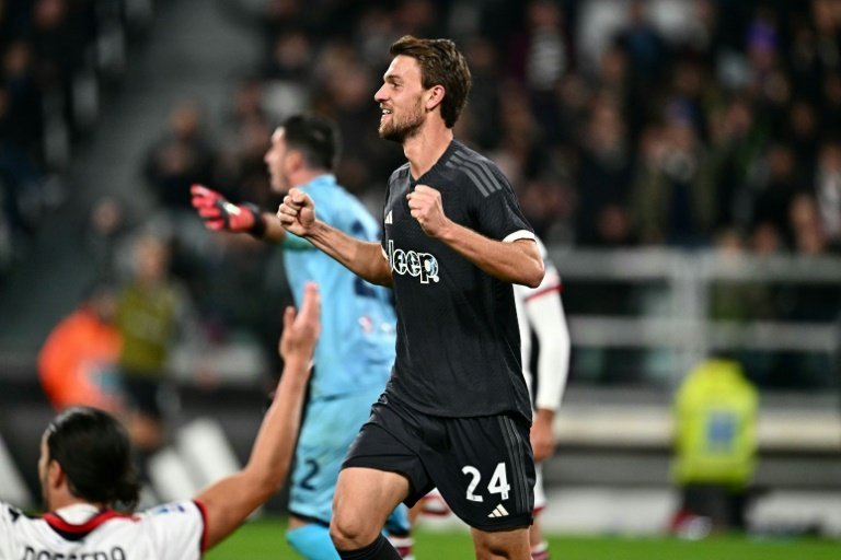 Juventus went provisionally top of Serie A after beating Cagliari. AFP