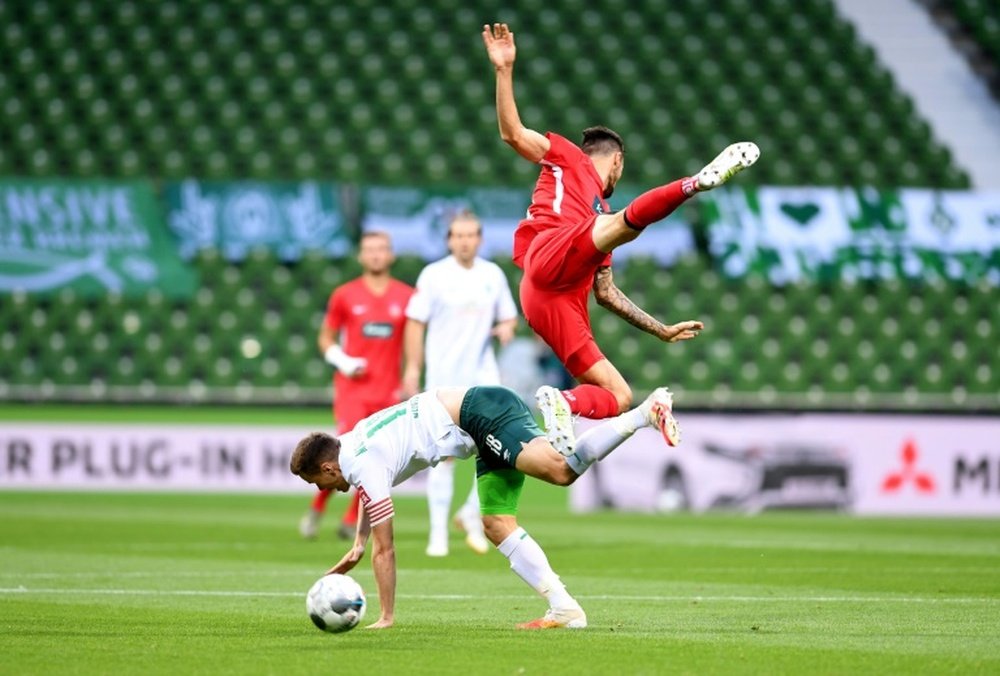 Werder Bremen drew 0-0. AFP