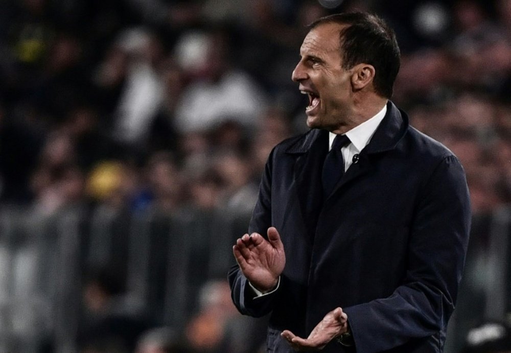 Allegri's lost home game in charge will be this Saturday. AFP