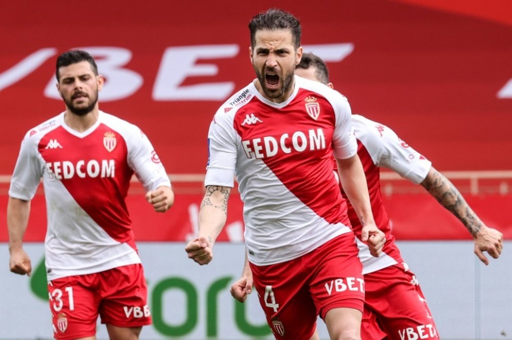 Cesc Fabregas got on the scoresheet as Monaco beat Metz 4-0. AFP