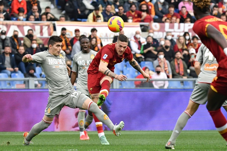 ï»¿Zaniolo denied late winner as Roma draw with Genoa