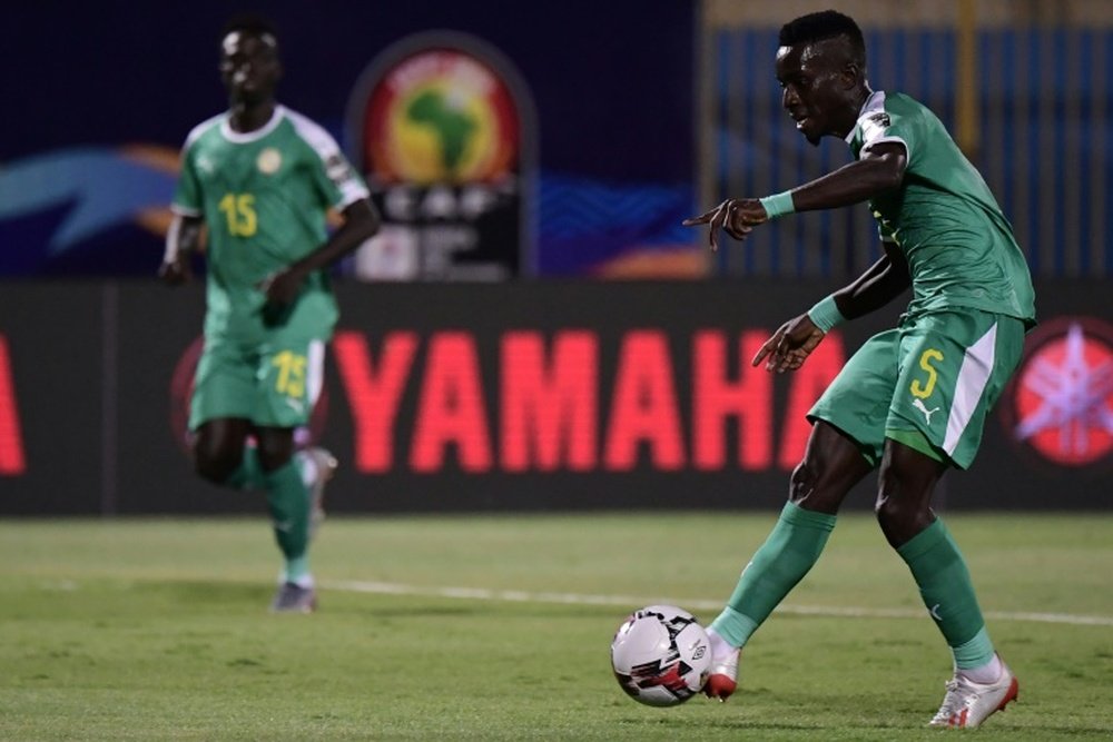 Idrissa Gueye scored the only goal of the game to send Senegal to the semis. AFP