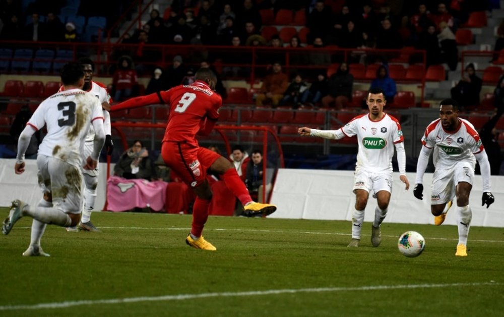England's Mavididi sparks Dijon cup goal glut. AFP