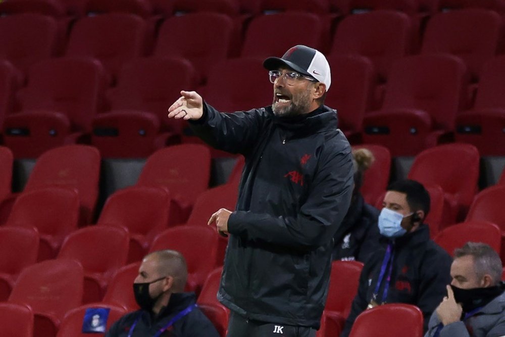 Jurgen Klopp will be without Keita, Thiago and Matip for Midtjylland match. AFP