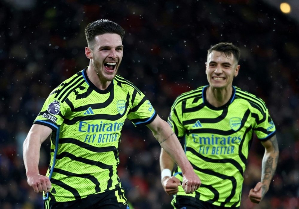 Artetas men can go top with victory at home to Brentford on Saturday. AFP
