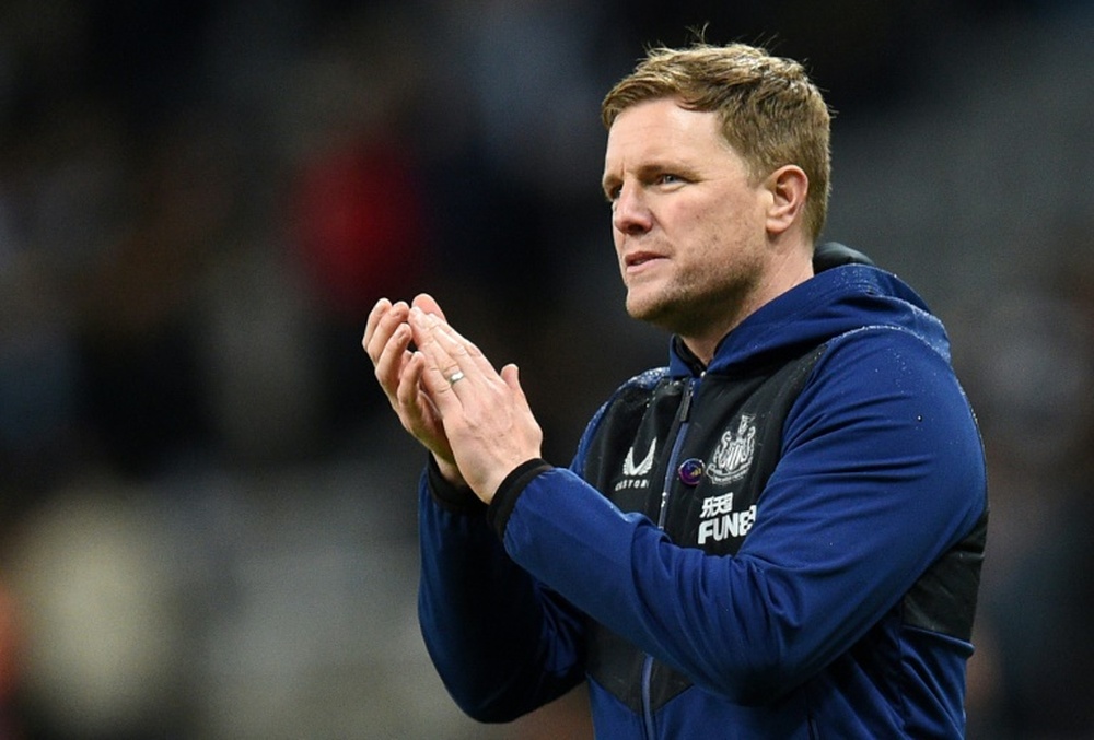 Eddie Howe is confident Newcastle can avoid relegation. AFP