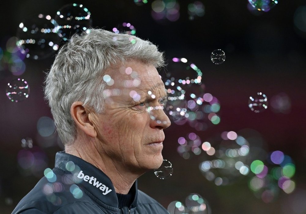 David Moyes will leave West Ham at the end of the current season. AFP
