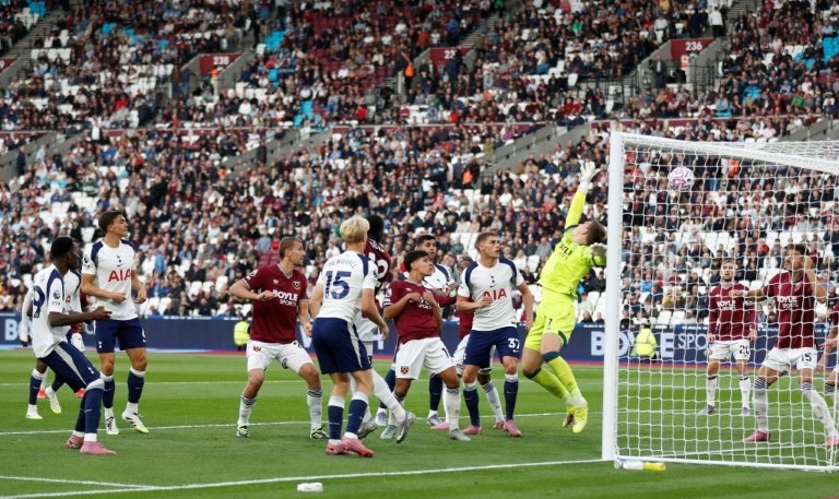 Sarr scored for Tottenham Hotspur against West Ham United.