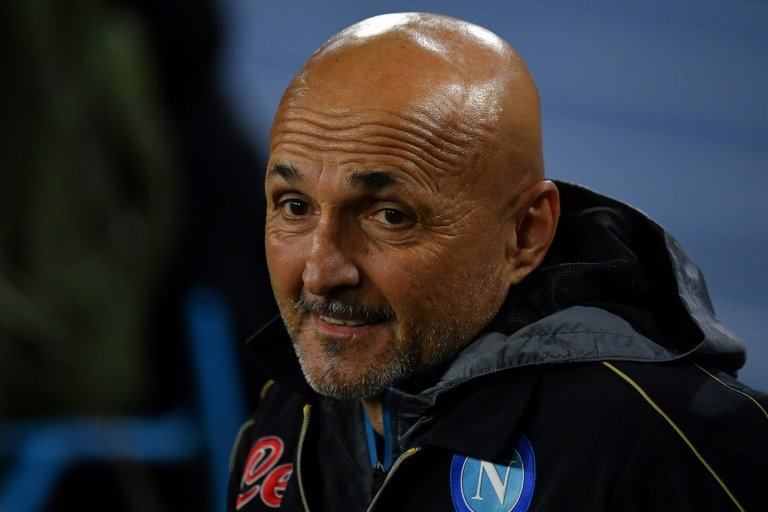 Spalletti is the oldest ever coach to win the Italian title. AFP
