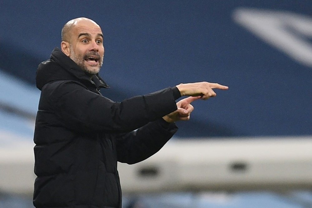 Pep Guardiola says he is confused by the games coronavirus rules. AFP