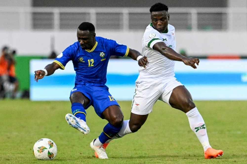 Simon Msuva scored after 11 minutes for Tanzania on Sunday. AFP