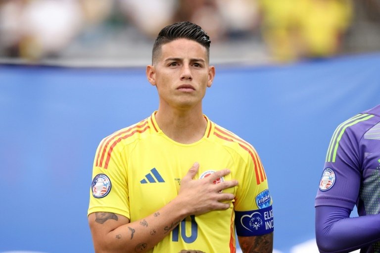 James Rodriguez has been fundamental to his team's run to the final. AFP