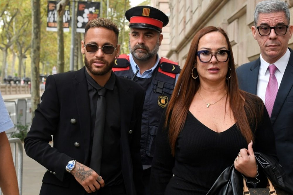 Neymar is a due to be at a Barcelona court on Tuesday. AFP
