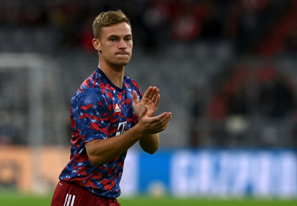 Joshua Kimmich has sparked debate in Germany since revealing he opted not to be vaccinated. AFP