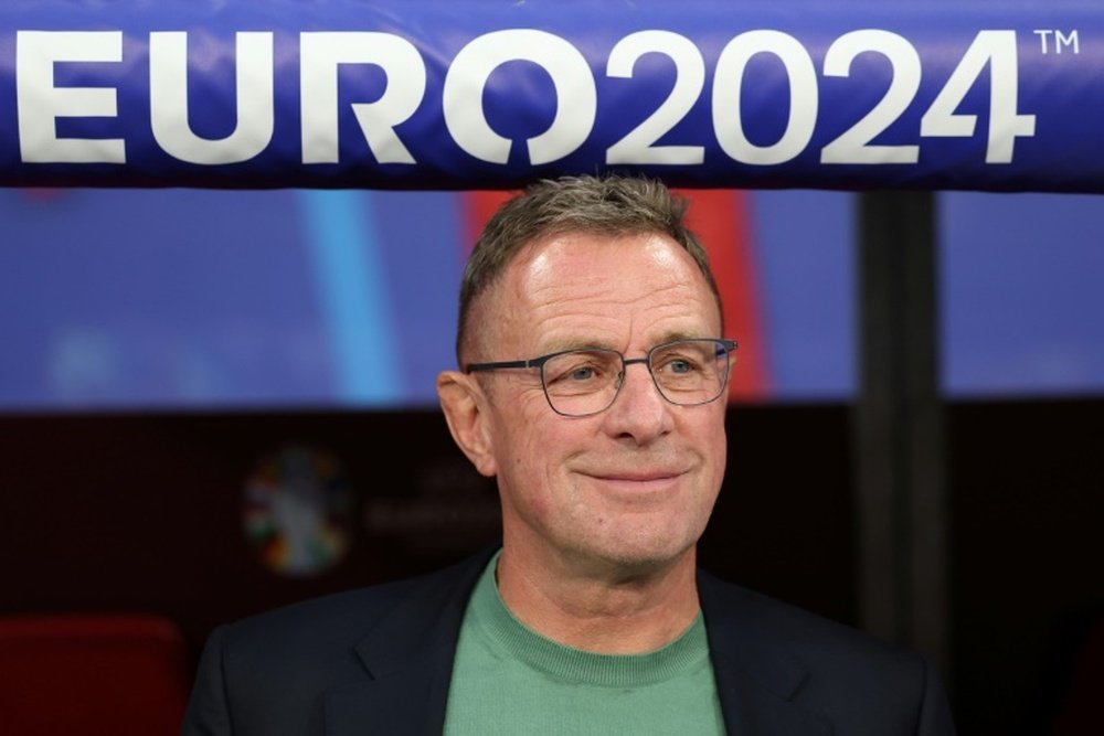 Ralf Rangnick bemoaned Austria's fortune in bowing out of Euro 2024. AFP