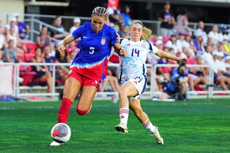 Costa Rica played the United States women's national team to a goal-less draw on Tuesday in the Americans' sendoff match before departing for the Paris Olympics.