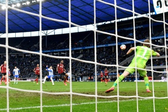 Stevan Jovetic scored as Hertha drew 1-1 with Leverkusen. AFP