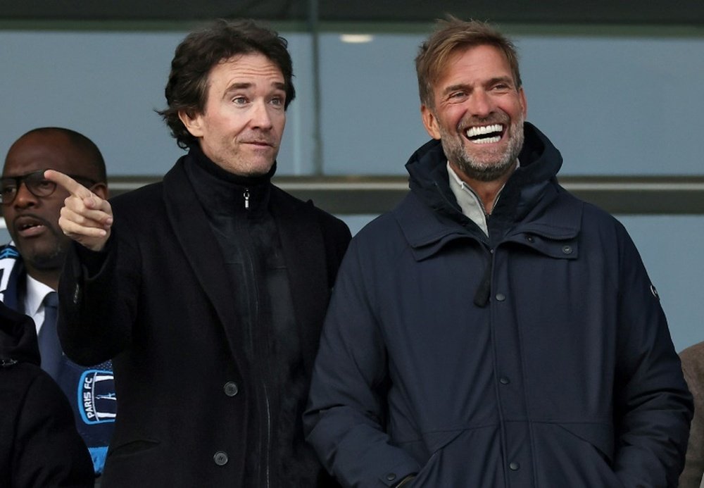 Jurgen Klopp was present for French Ligue 2 club Paris FC's match on Saturday. AFP