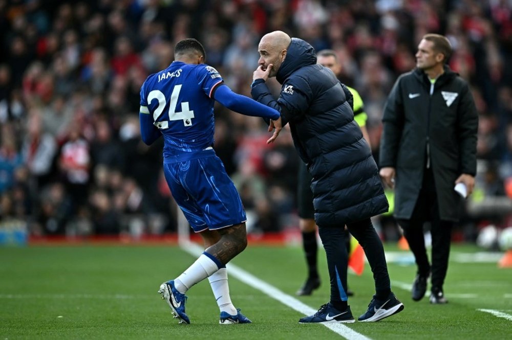 James made his first appearance of the season in Chelsea's 2-1 defeat to Liverpool. AFP