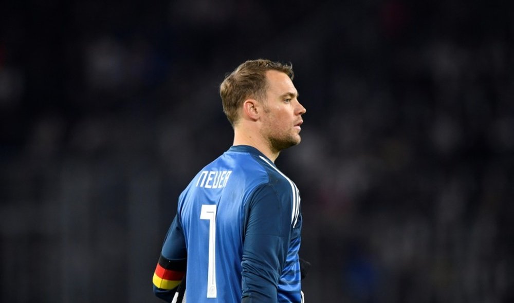 Manuel Neuer's status as Germany's No 1 is under threat. AFP