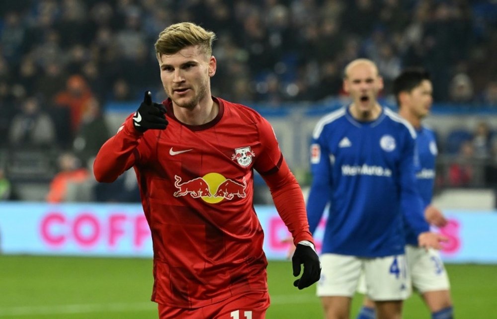 Werner did not start for Leipzig since 2nd November. AFP