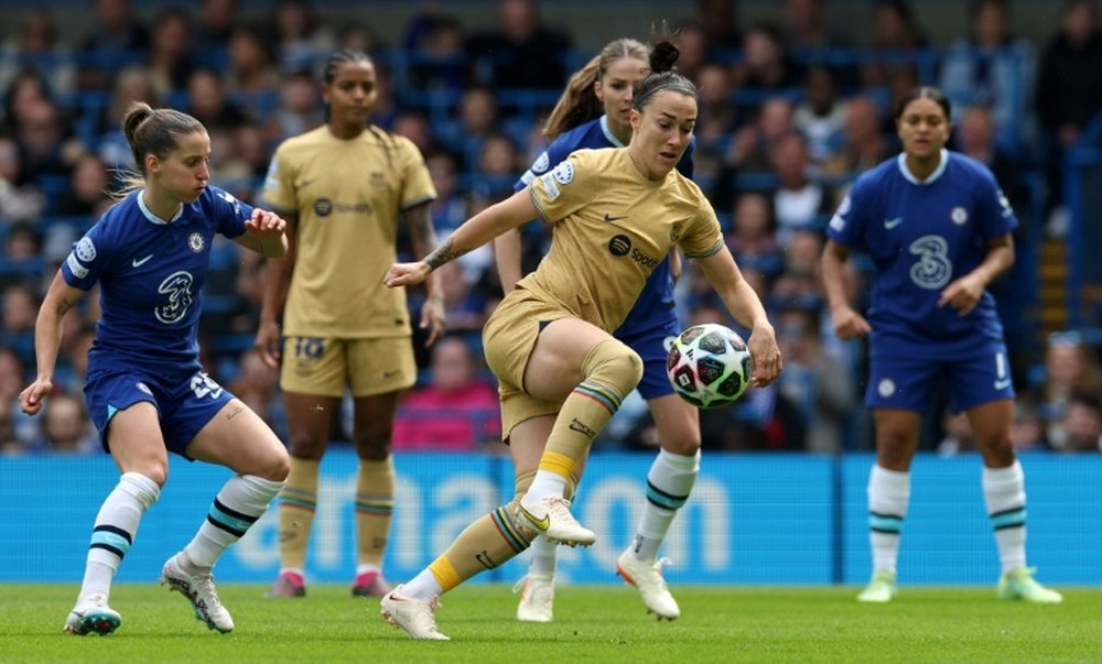 Lucy Bronze is a three-time Champions League winner and hopes to make it a fourth in Eindhoven. AFP