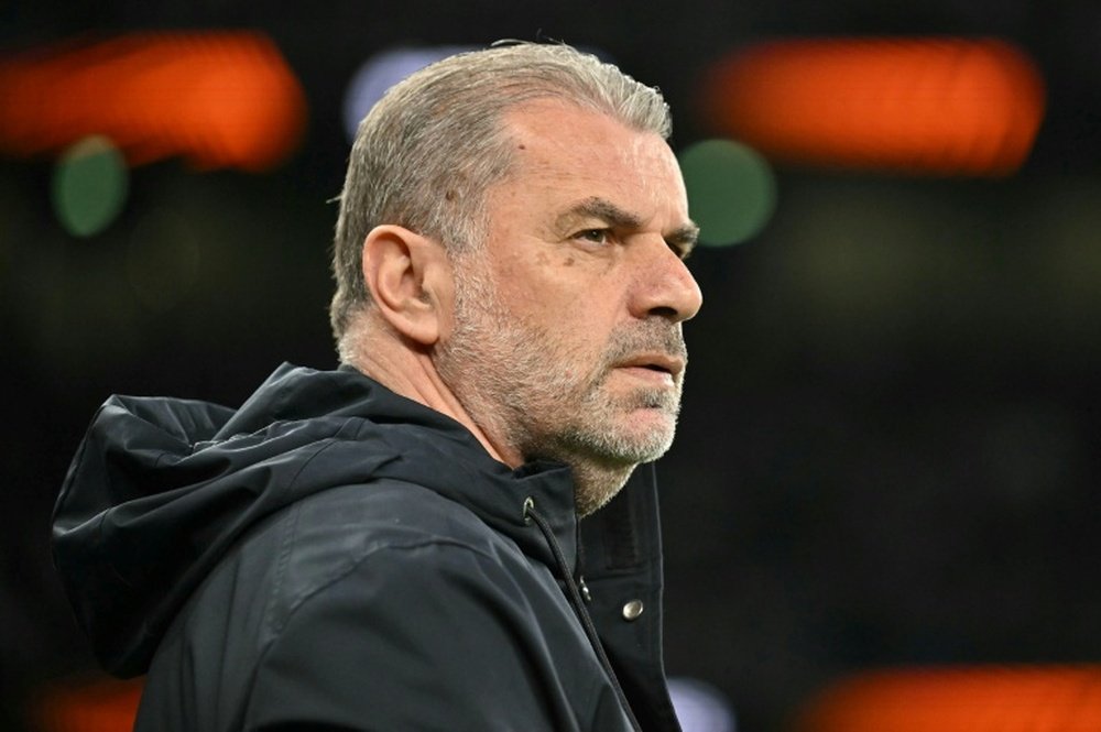 Ange Postecoglou is keen to root out a leak inside Tottenham. AFP