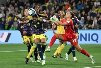 Catalina Usme scored the only goal as Colombia kept their Women's World Cup charge on track Tuesday by beating Jamaica 1-0 to secure a maiden quarter-final against European champions England.