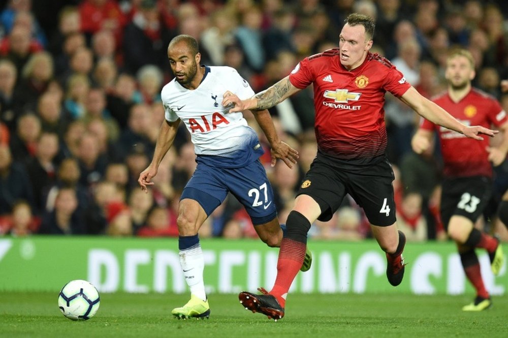 Phil Jones, Man. United. AFP