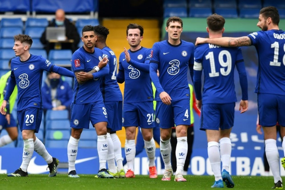 Chelsea beat Sheff Utd 2-0 in the FA Cup on Sunday. AFP