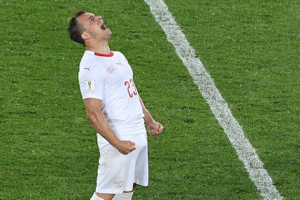 Shaqiri will carry his side's hopes on Tuesday. AFP