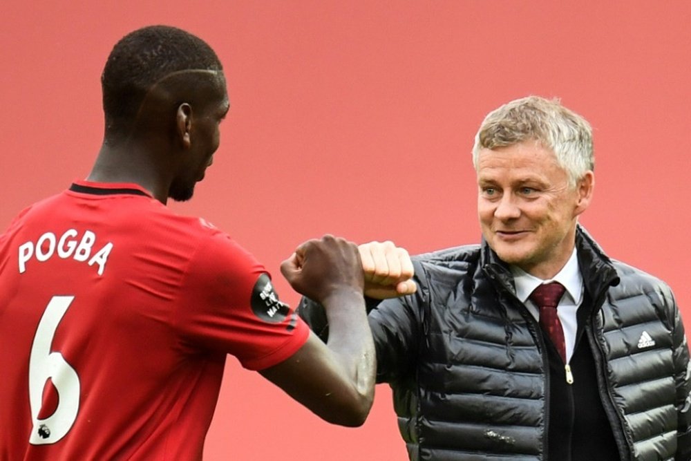 Solskjaer is realistic on transfers but keen to keep Pogba. AFP