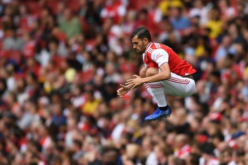 Dani Ceballos made his Arsenal debut but was overshadowed by another substitute, Moussa Dembele, AFP