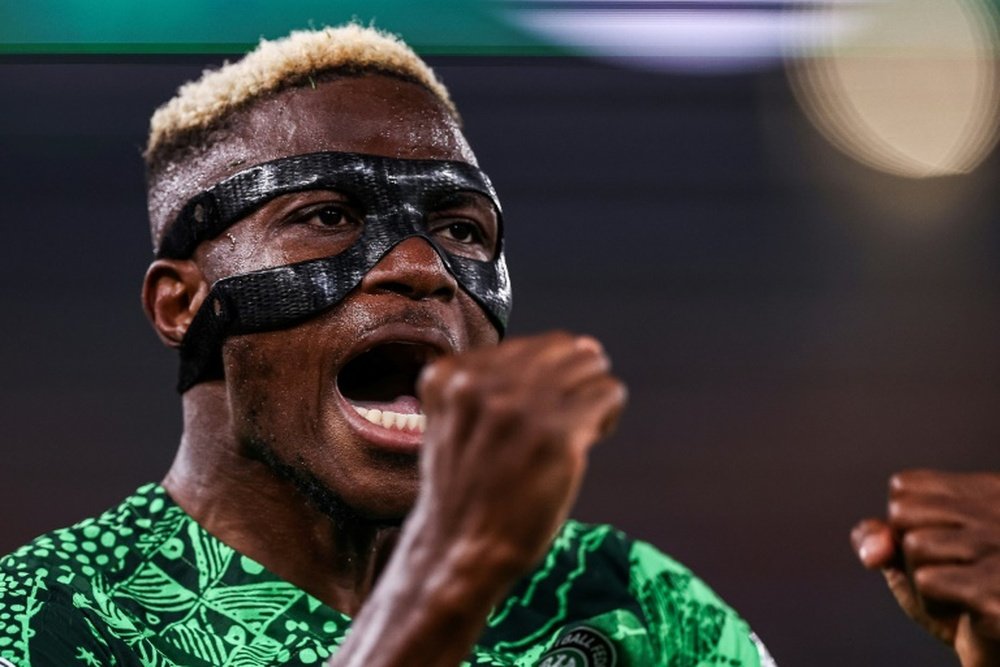 Osimhen produced a breathtaking performance in Nigeria-s win over Cameroon. AFP