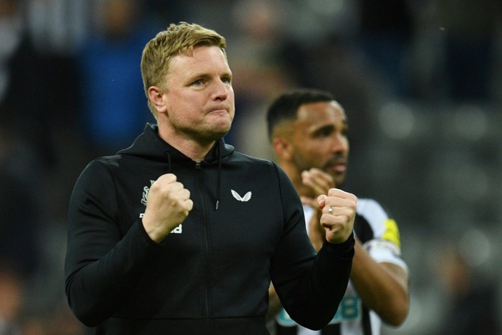 Victory left Newcastle third in the Premier League table. AFP