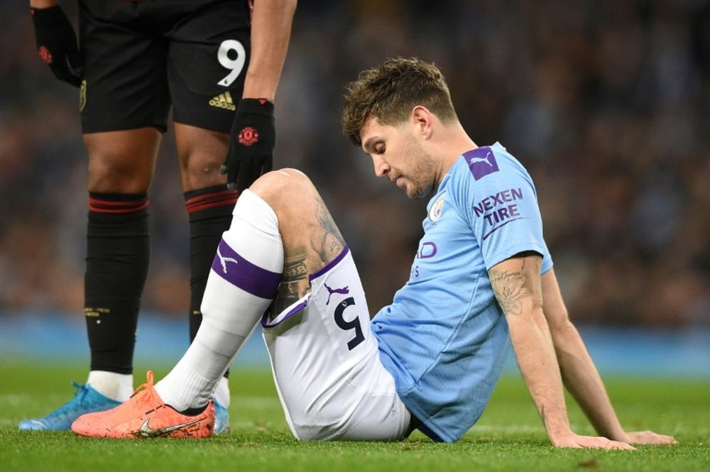 John Stones could leave Man City in the summer. AFP