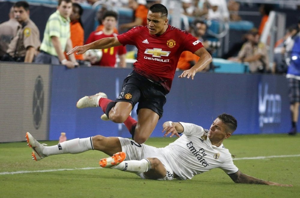 Manchester United's pre-season tour ended with a win. AFP
