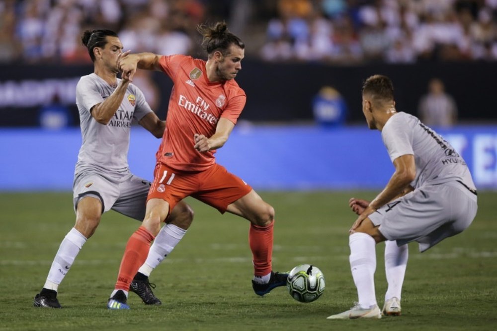 Bale was on the scoresheet in a 2-1 win. AFP